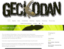 Tablet Screenshot of geckodan.com